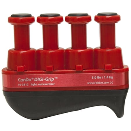 Fabrication Enterprises 10 3812 Digi Grip, Red 698619